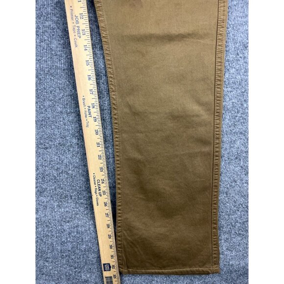 Territory Ahead Jeans Men's W32 x L34 Brown Denim Relaxed Fit Straight Leg - Picture 5 of 7